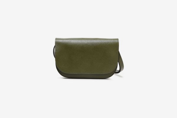 Marni Textured-Leather Shoulder Bag