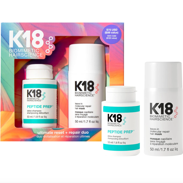 K18 Ultimate Reset + Repair Hair Mask and Shampoo Value Set