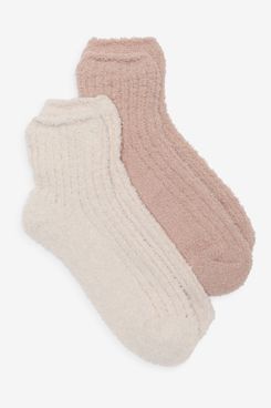 Barefoot Dreams CozyChic Assorted Tennis Ankle Socks - 2-Pack