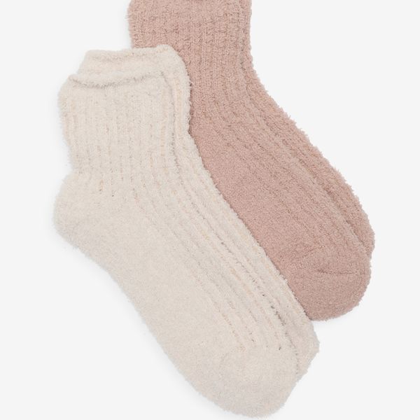 Barefoot Dreams CozyChic Assorted Tennis Ankle Socks - 2-Pack
