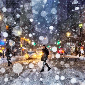 Snowstorm Hits New York
