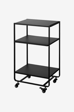 6-Tiers Metal Storage Baskets Kitchen Cart with Tabletop Fruits Vegetables  Baskets Rolling Utility Cart for Pantry, Snak Cart Orgainzer with Wheels