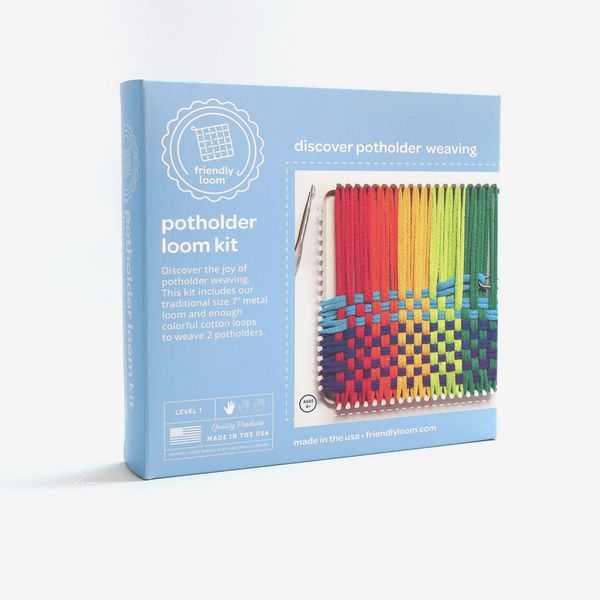 Friendly Loom 7” Traditional Potholder Weaving Kit