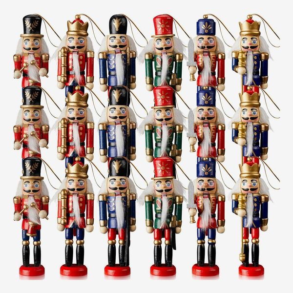 Aoriher 24 Pieces Christmas Nutcracker Ornaments