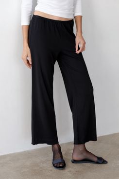Donni The Baby Rib Scallop Pant