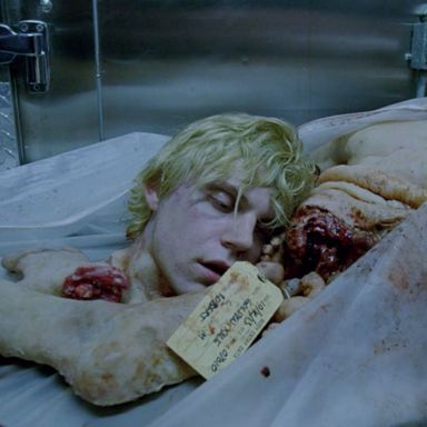 Kyle Spencer (Even Peters) is dismembered during a telekinetic bus crash.