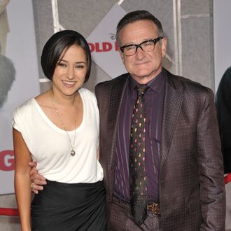 HOLLYWOOD - NOVEMBER 09: Zelda Williams and Robin Williams arrive at the 