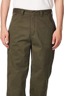 Carhartt - Pantalón de peto de sarga lavada de ajuste relajado para hombre