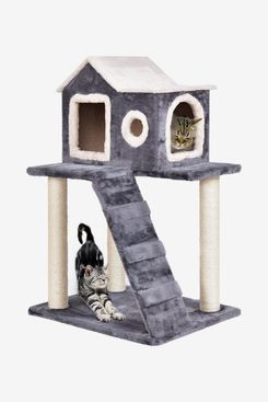 Tangkula Multi-Level Cat Tree with Scratching Posts and Ladder