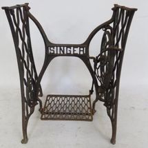 Iron Singer Sewing Machine Base