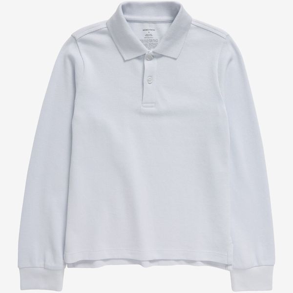 Nordstrom Kids’ Long-Sleeved Piqué Polo