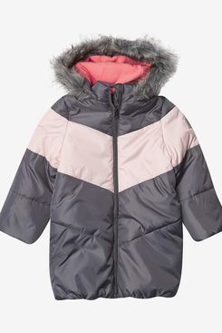 Calvin Klein Girls' Long Puffer Jacket