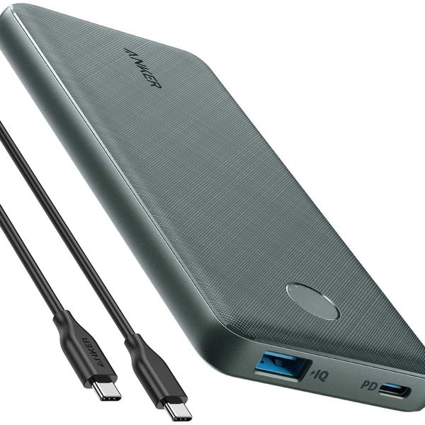 Anker PowerCore Slim 10000 PD Portable Power Bank (Green)