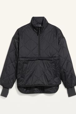 Old Navy Packable Half-Zip Water-Resistant Quilted Jacket for Women