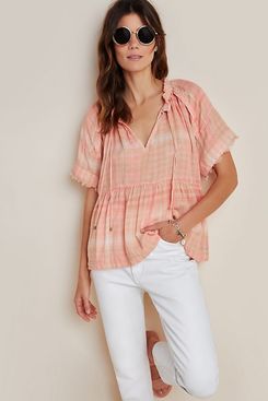 Anthropologie Bette Babydoll Blouse