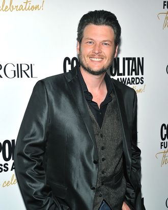 Blake Shelton attends the Cosmopolitan Fun Fearless Men and Women of 2012