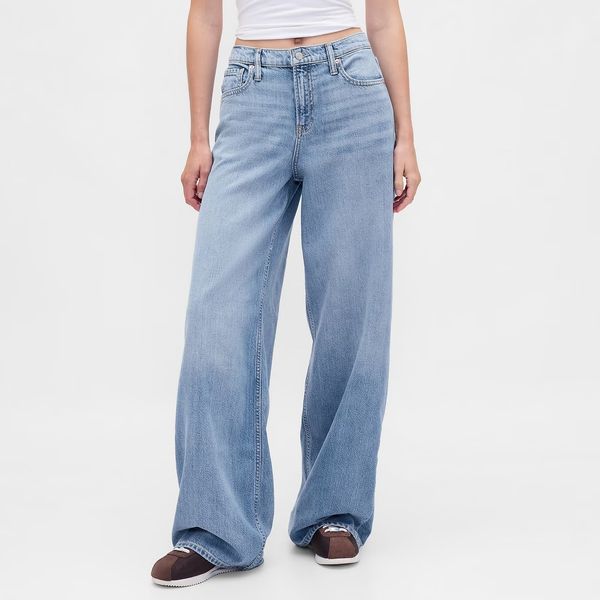 Gap Mid Rise UltraSoft Baggy Jeans