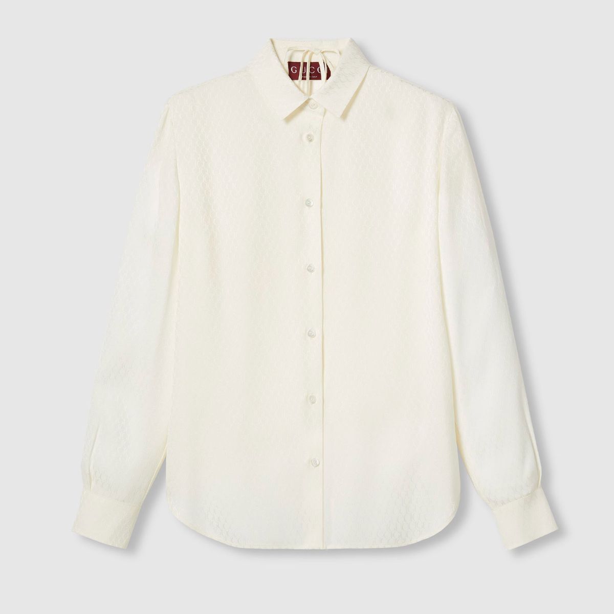 Silk Jacquard Shirt and Bra Set