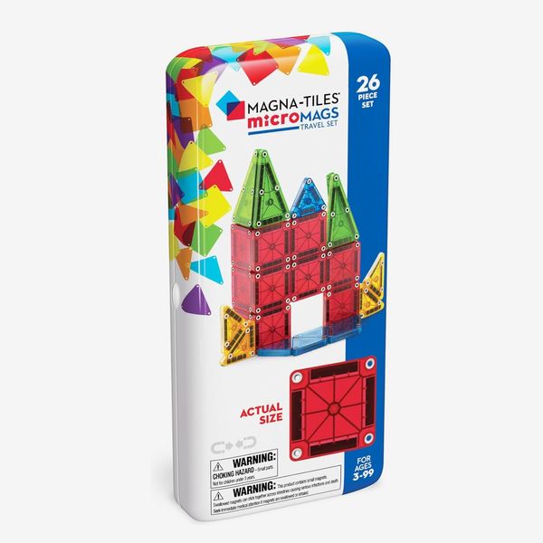 MAGNA-TILES microMAGS 26-Piece Travel Magnetic Construction Set