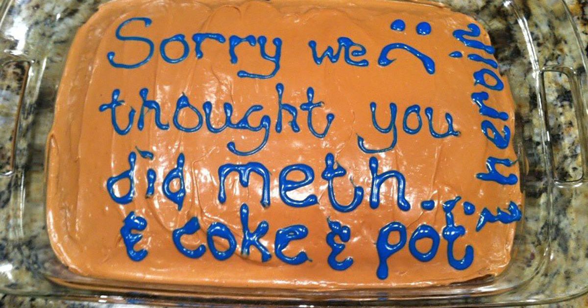 Mom Bakes Apology Cake for Daughter After Drug Test