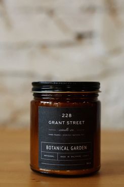 228 Grant Street Candle Co. Botanical Garden Amber Jar