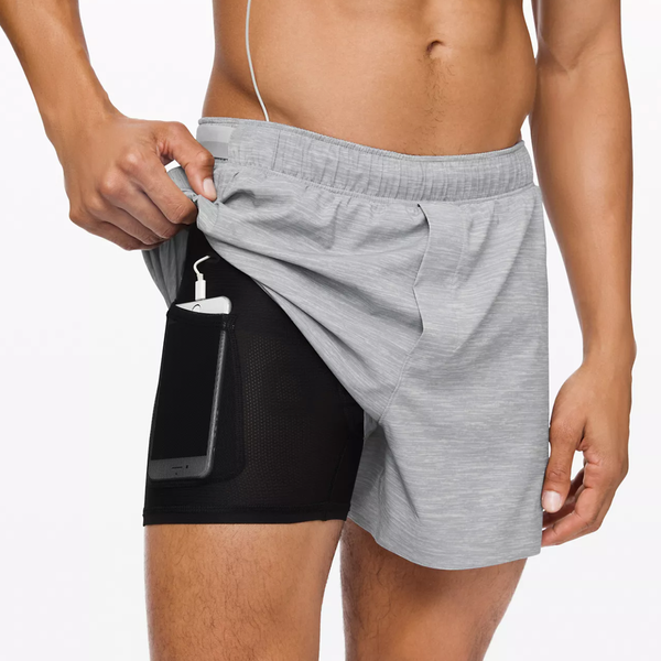 Athletic Shorts With Compression Liner 2024