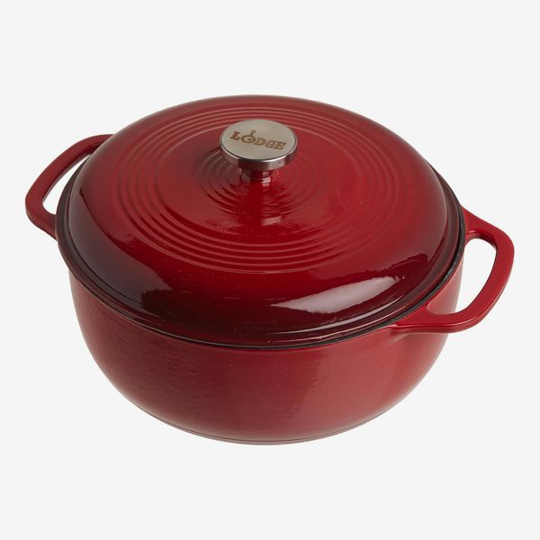 Lodge 6-Quart Enameled Cast Iron Dutch Oven