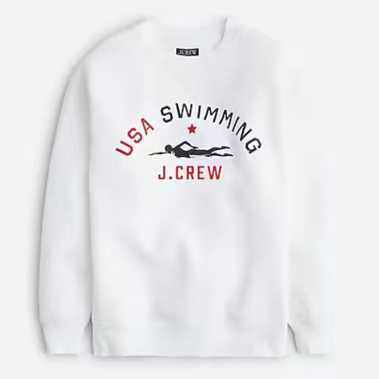 Limited-edition USA Swimming® X J.Crew Fleece Sweatshirt