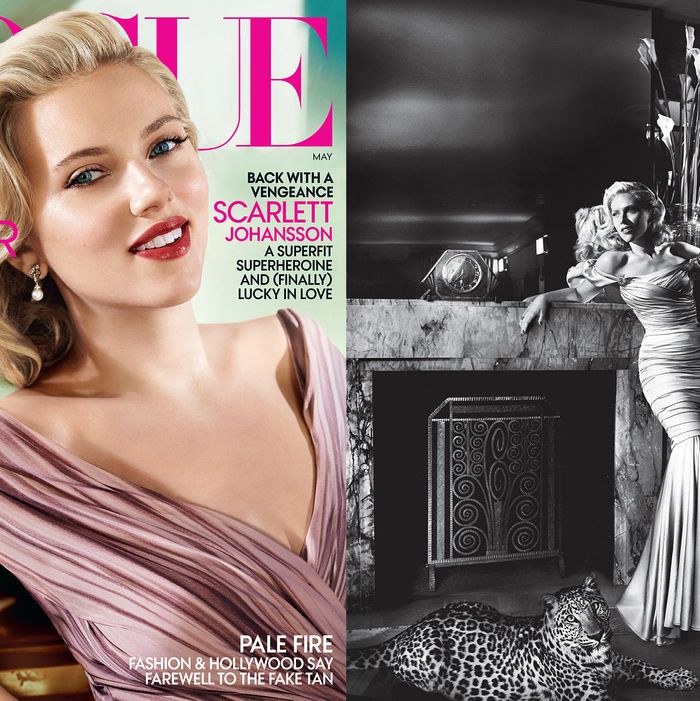 700px x 701px - Scarlett Johansson Discusses Her Nude Photo Scandal in Vogue