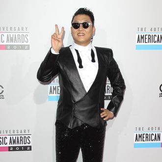 PSY at the 40th Anniversary American Music Awards.