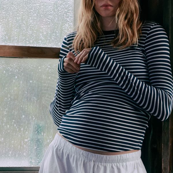 H&M MAMA Ribbed Jersey Top