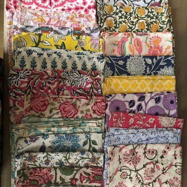 Wholesale Lot Of Hand-Printed Napkins