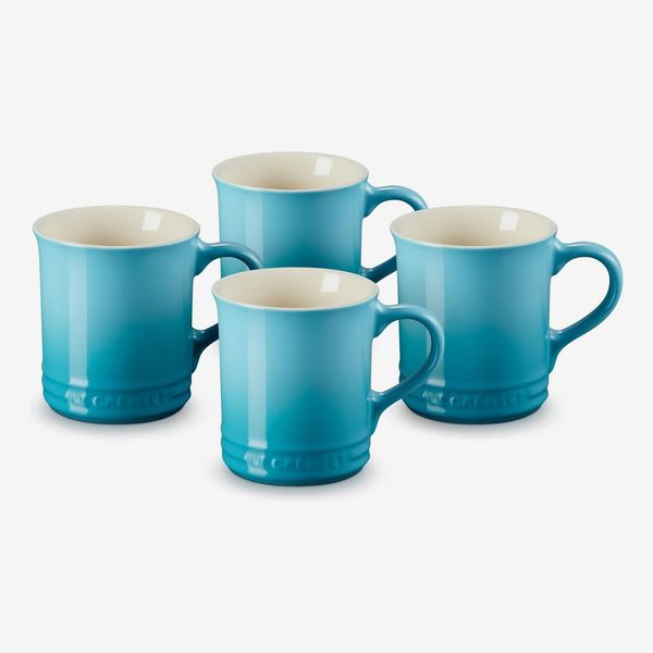 Le Creuset Set of Four 14-Ounce Stoneware Mugs
