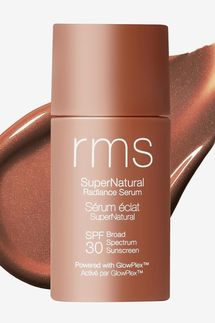 RMS SuperNatural Radiance Serum Protector solar de amplio espectro SPF 30