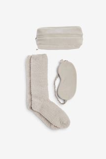 Barefoot Dreams Luxe Chic Eye Mask & Socks Set