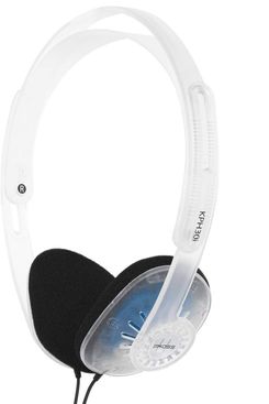 Koss KPH30i Clear Retro 90s Style On-Ear Headphones