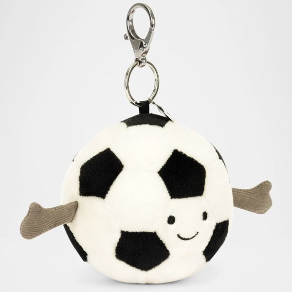 Jellycat Amuseables Sports Soccer Bag Charm