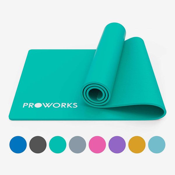 Proworks Yoga Mat, Eco Friendly NBR, Non-Slip Exercise Mat with Carry Strap
