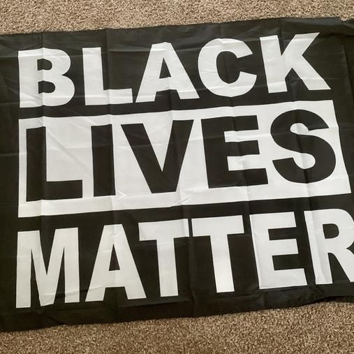 Delightfully Bliss Black Lives Matter Flag