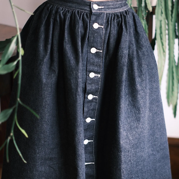 As Ever Floret Skirt Selvedge Denim