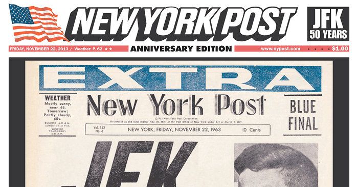 The 10 Best JFK Anniversary Front Covers From Around the Country