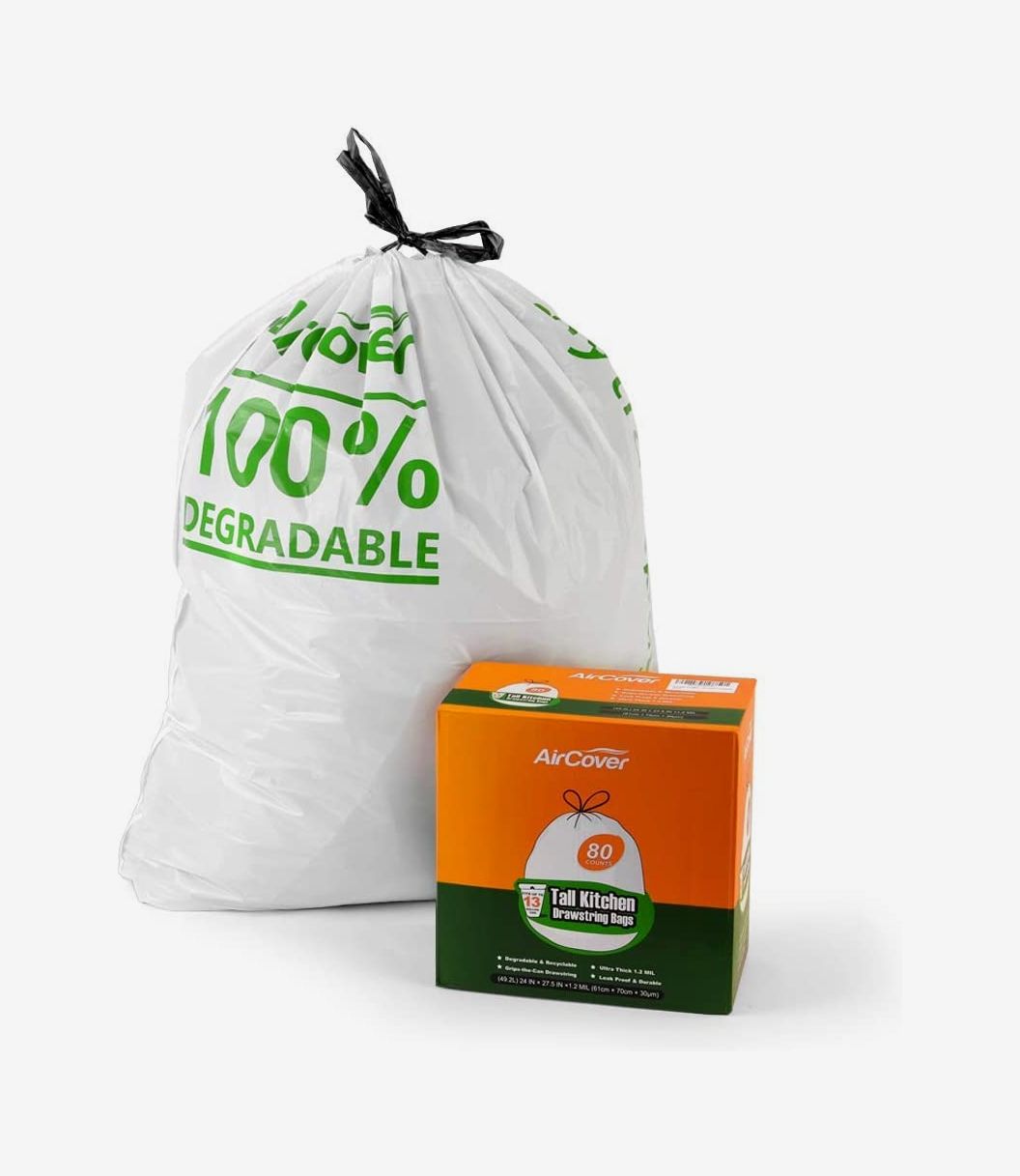 Details about   Biodegradable Garbage Bags 4-6 Gallon Recycling Small Office Kitchen Trash Bags 