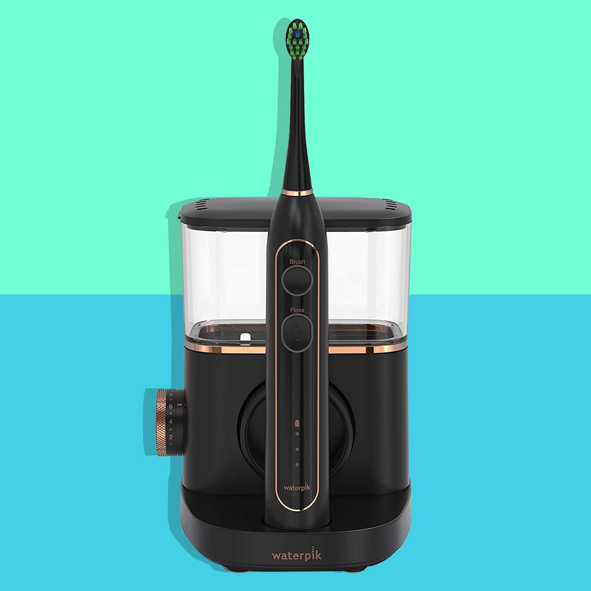 toothbrush flosser combo