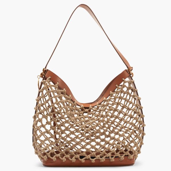 Stella McCartney Knotted Rope and Faux-Leather Tote