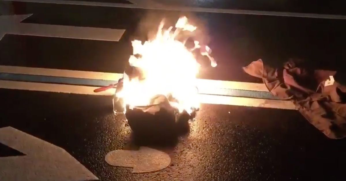 Protester Lights Himself on Fire Outside Trump’s D.C. Hotel