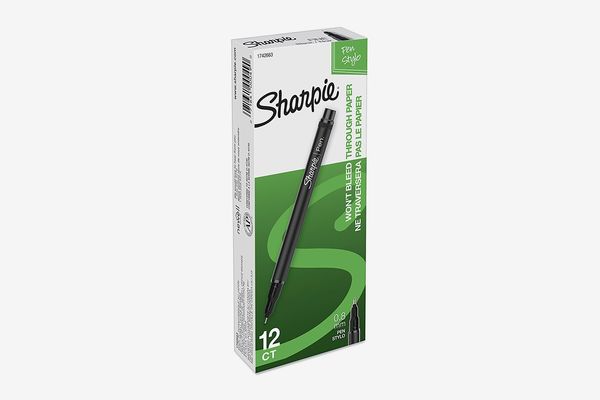Sharpie Plastic Point Stick Water Resistant Pen, Ink, Fine, Black