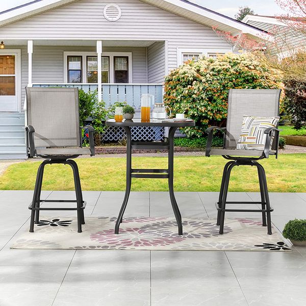 Lokatse Home 3-Piece High-Top Patio Set