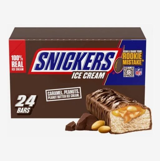 Snickers Ice Cream Bars - 24 Pack