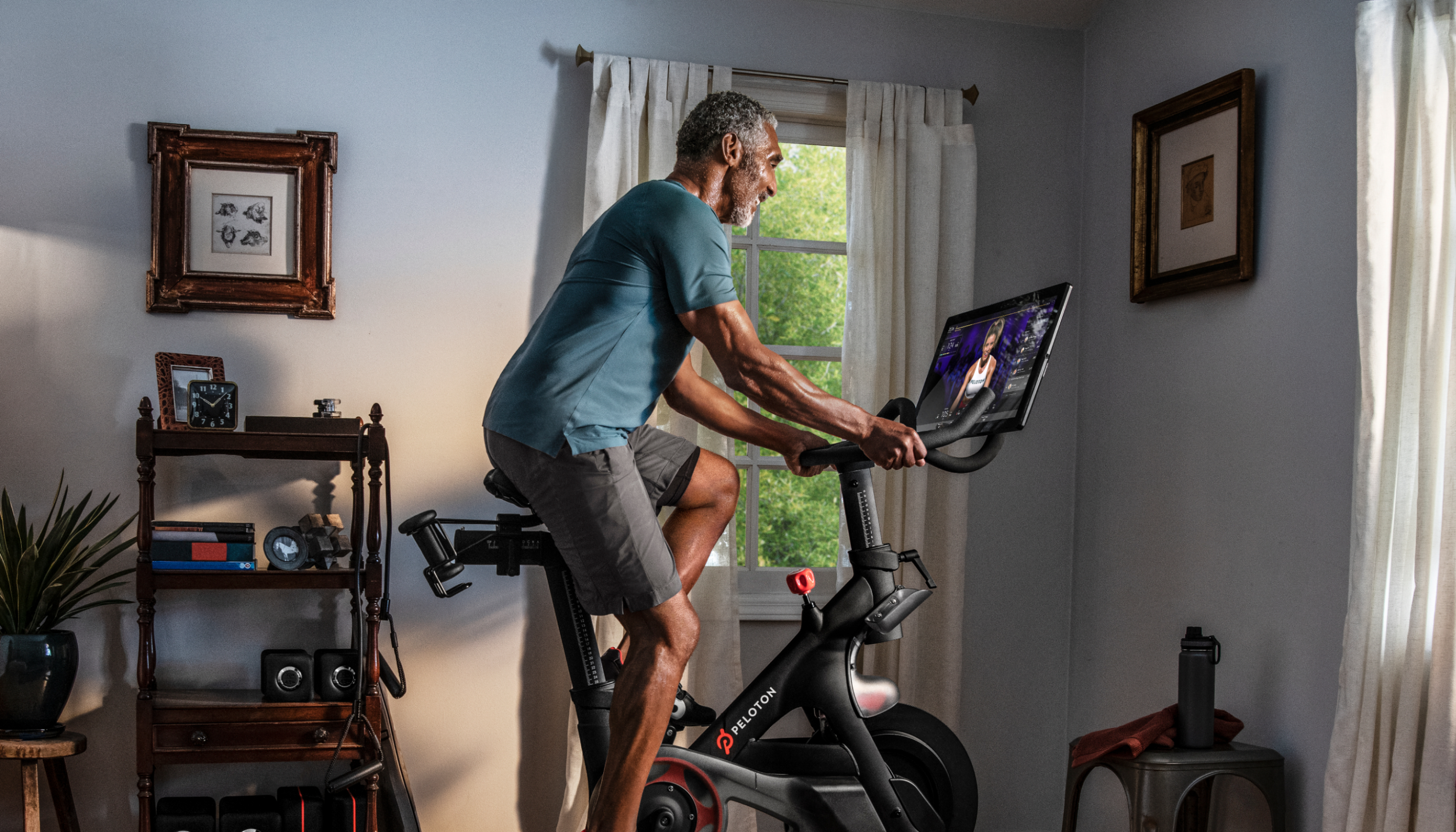 Life fitness discount ic5 peloton app