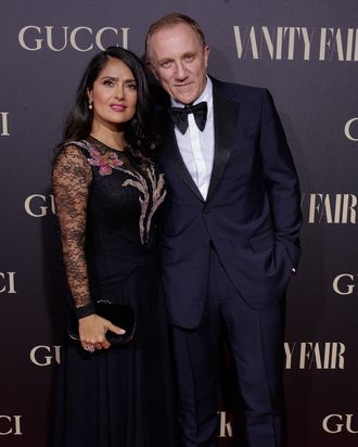 Salma Hayek, François-Henri Pinault.